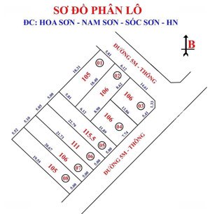 bán đất siêu hot tại nam sơn, sóc sơn, hà nội, 15 triệu / m2, 105 m2