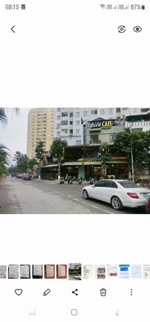 siêu biệt tố hữu , nam cường hà đông. căn góc 3 mặt tiền 315m2. mặt đường đôi. view chung cư.