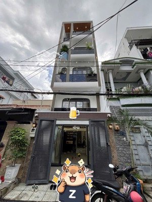 bán nhà lê văn thọ, gần dreamhome, 56m2 (4 x 14) x 5 tầng, có thang máy, gara ô tô, 10.9 tỷ