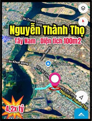 nguyễn thành thọ, sát cầu khuê đông võ chí công, lô sạch đẹp