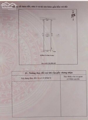 NHÀ 2 tầng 111m2 MẶT ĐƯỜNG LÊ HỒNG PHONG, TP Vinh – VỊ TRÍ ĐẸP & HIẾM CÓ