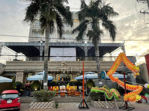 bán nhà hầm 5 tầng,1.730m²(ngang 11,56m, nở hậu 36m, dài 64m) lê văn lương,nhà bè, 170 tỷ