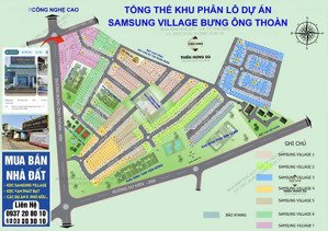 chính chủ bán đất trục chính samsung village - 60m2 4x15 - đường 10m - 4.65 tỉ