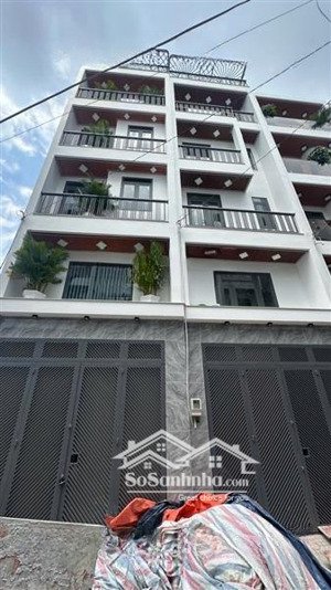 bán nhà thạnh xuân 25, q12, 6 tầng, 53m2 (4 x 13), gara ô tô, 6.6 tỷ