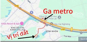 chính chủ gửi bán 503m/75m thổ cư tại thôn nhòn, tiến xuân. cách ga metro 500m