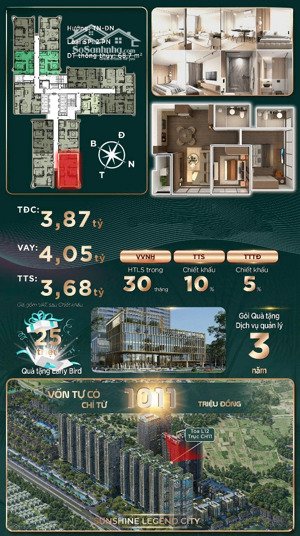 siêu phẩm 2pn sunshine legend city view thoáng khu dân cư, giá tốt nhất thị trường