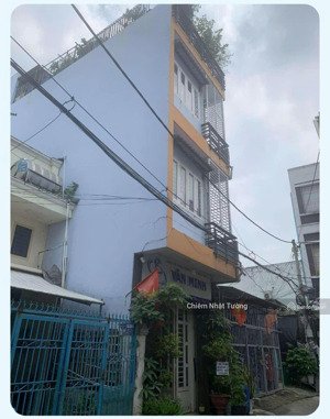 nhà bán hẻm xe hơi đỗ,4 tầng kiên cố, 4m x 21m(84m2) sổ vuông vức, khu vip lê văn quới,hơn 7ty xíu