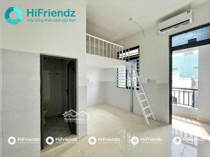 phòng trọ có gác ban công mới khai trương đầy đủ nội thất ở cầu vượt hoàng hoa thám