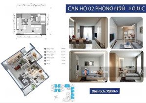 bán căn hộ chung cư babylon âu cơ. dt 70m2 2pn. 2vs. giá 3.55 tỷ