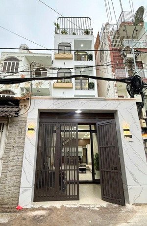 nhà đường trần bá giao, p. 5, gò vấp, 61m2 (4.2 x 14m) x 4 tầng, 9.99 tỷ