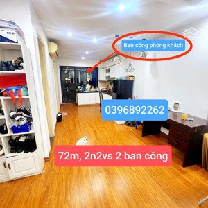 siêu phẩm 72m, 2n2vs 2 ban công siêu đẹp tại the vesta - hà đông. giá 4.x tỉ tầng trung 