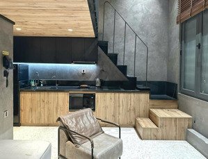 cho thuê chung cư mini dạng duplex/ 1pn gần ngã tư hàng xanh