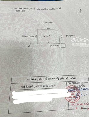 lô đất đẹp ngõ 389 đằng hải - gần công viên cây lim