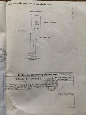 bán đất nhà trọ tại phú lợi, thủ dầu một, bình dương 369m2, giá trị thực đất, tặng thêm dãy trọ