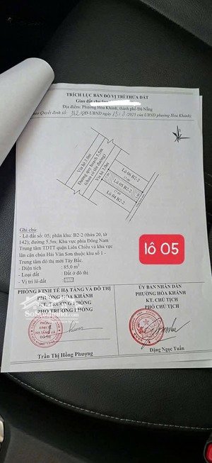 chào bán lô đất tdc ngô sĩ liên đường 5,5m lề 3m. - dt đất 85m - hướng tây bắc sạch đẹp.