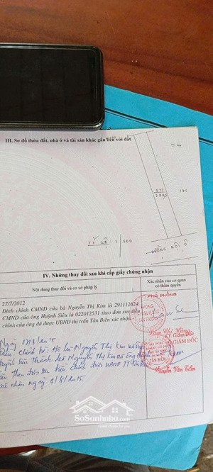 chính chủ bán đất tại đường 30/4, tân biên, tây ninh, giá 3,4 tỷ, diện tích 498,5m2