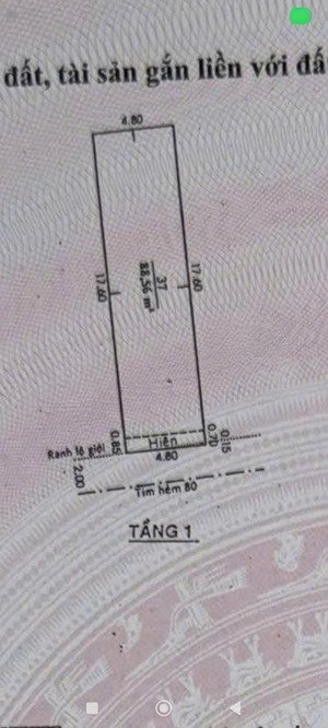 siêu tốt - giá đầu tư dt 88,6m2 (4.8x19) vuông a4 - hxh - võ thành trang - p11 tân bình - 100tr/m2