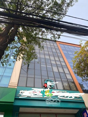bán tòa nhà văn phòng mặt phố hoàng quốc việt, 291m², 9 tầng, mặt tiền 8m, giá 259 tỷ