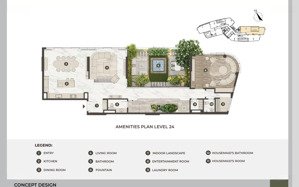 bán căn hộ penthouse thảo điền green, s: 382,71m2, 6pn, 6wc, giá tốt !