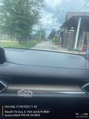 bán đất thổ cư mặt tiền nguyễn thị sưa - vĩnh lộc a dt 270m2