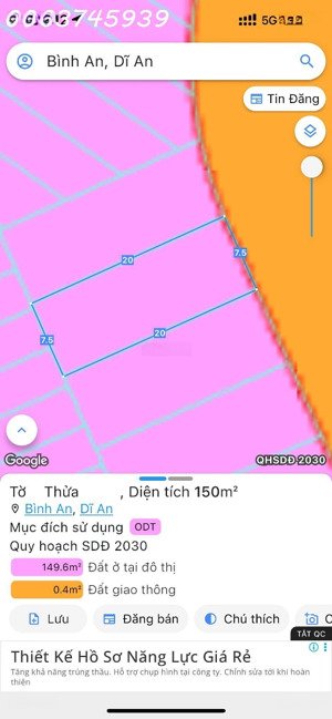 giá trị đầu tư tuyệt vời, đất nền 150m2, mặt tiền 20m, tđc đại học quốc gia, dĩ an, 6 tỷ