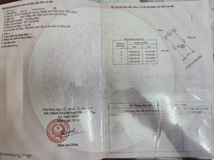 bán nhà thành phố thái bình, 44/47m2, hướng đông nam, đối diện chợ dân cư đông đúc lhcc 