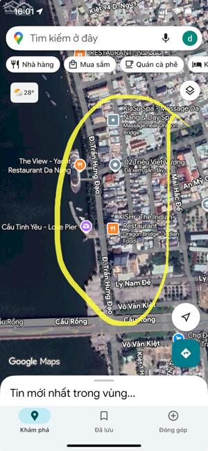  - ̂ Mặt Bằng - Gần Cầu Rồng