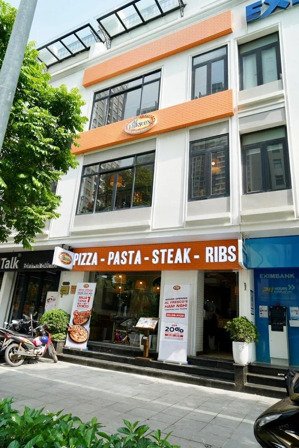 cho thuê biệt thự liền kề mặt phố hàm nghi dt 95m2 x 5 tầng. mt 6m. kd mọi mô hình, vị trí siêu đẹp