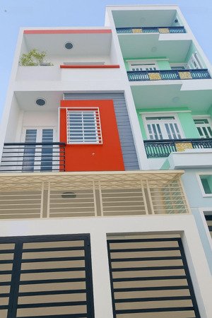 nhà 3 tầng, bình long, 4x14m, 56m2, 3 phòng, hẻm xe hơi, kdc dân trí.