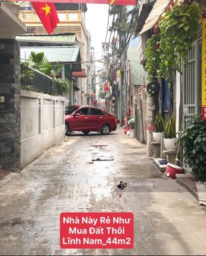 nhà này rẻ như mua đất_ngõ ô tô_lĩnh nam_45m_8.5 tỷ