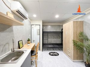 studio full nt giá rẻ ngay dương quảng hàm sát công viên văn hóa, đh iuh, vlu - thang máy