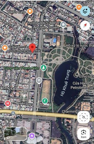 chính chủ cho thuê nhà 3 tầng lô góc - ngay công viên thanh niên