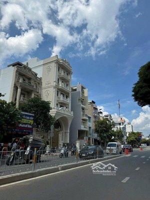 siêu vị trí - tòa nhà góc 2mt nguyễn văn nghi đối diện chợ 7,5x23m, 4 lầu hdt 95tr/th giá 35 tỷ