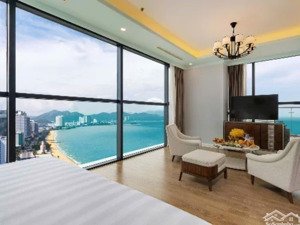 cắt lỗ, bán căn góc tầng cao 2 mặt view biển cực đẹp 1pn + 1pk - 50m2 vinpearl condotel nha trang