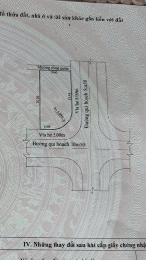 chào bán lô góc 2 mặt tiền . đường tân trà vs huỳnh thị một