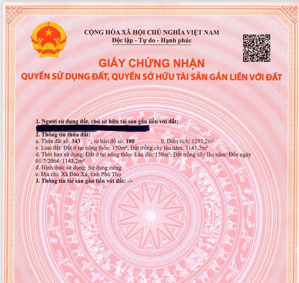 lô góc 1293m thạch đồng, thanh thuỷ chỉ 3,x tỉ tiểu học