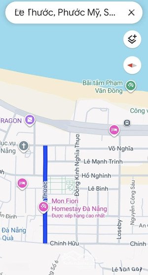 bán cặp đất lê thước cạnh biển