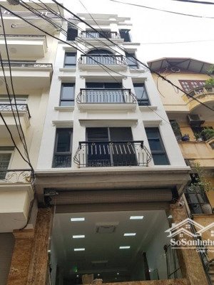 cho thuê nhà ngõ nguyễn khánh toàn 65m2 x7 tầng thông sàn thang máy mới xây