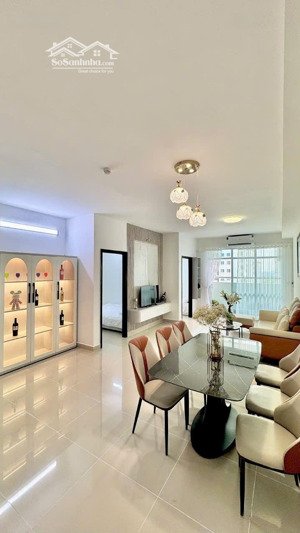 bán ch belleza, 78m2, 2pn, 2wc, nhà decor đẹp, full nt giá 3.75 tỷ. hà 