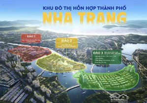 kđt hỗn hợp nha trang ra mắt nhà phố, biệt thự, căn hộ đảo giá f0 cho nhà đầu tư. lh 
