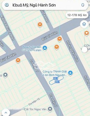 bán lô đất đường đa mặn 7, khuê mỹ, ngũ hành sơn đường 7m5