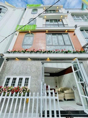 bán nhà hxh nguyễn văn đậu, p11, bình thạnh - ngang 5,3m nở hậu- 4 tầng