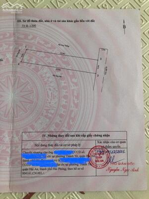 Cần bán lô đất tuyến 2 đường Tràng Cát, Hải An 94,5m2 giá chỉ 28tr/m2