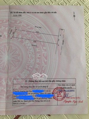 cần bán lô đất tuyến 2 đường tràng cát, hải an 94,5m2 giá chỉ 28tr/m2