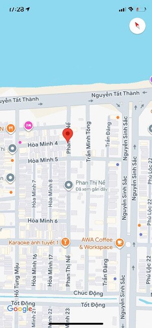 bán nhà 3 tầng lô góc 2 mặt tiền phan thị nể & hoà minh 4 86m- giá 9,9 tỷ tl