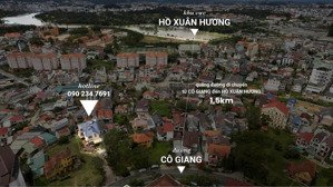 bán biệt thự 340m2 tại cô giang, p9, đà lạt - sẵn kinh doanh lưu trú có dòng tiền ngay với giá tốt