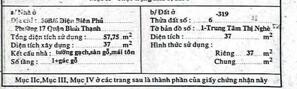 Nhà mới 2 tầng 42m2 3PN 3WC 80B/6 Điện Biên Phủ 5.38 tỷ