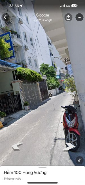 bán nhà hẻm ô tô đường hùng vương, nha trang 200m2 160tr/m2. cách biển 350m