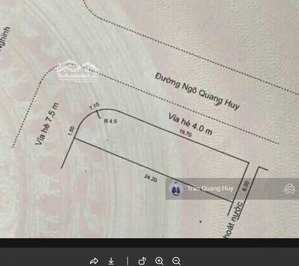 bán lô góc 2mt siêu hiếm hồ nghinh - ngô quang huy, dt 141m2 ngang 6m. cách biển chỉ 200m giá tốt