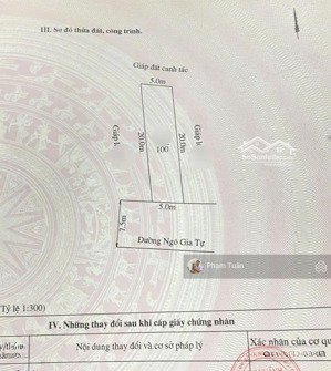 spcc, giảm 500tr để bán sớm đất mặt đường ngô gia tự gần chợ hải sản (c710). lh 